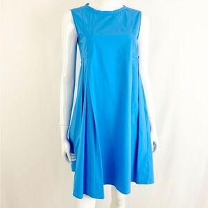 MARELLA Blue Sleeveless A-Line Dress Size 10